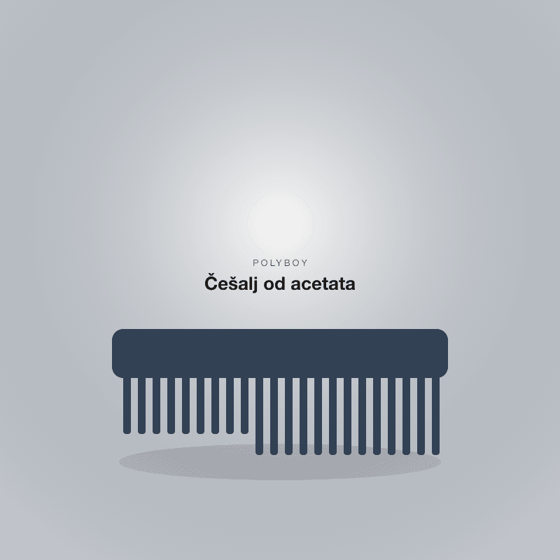 Češalj od acetata